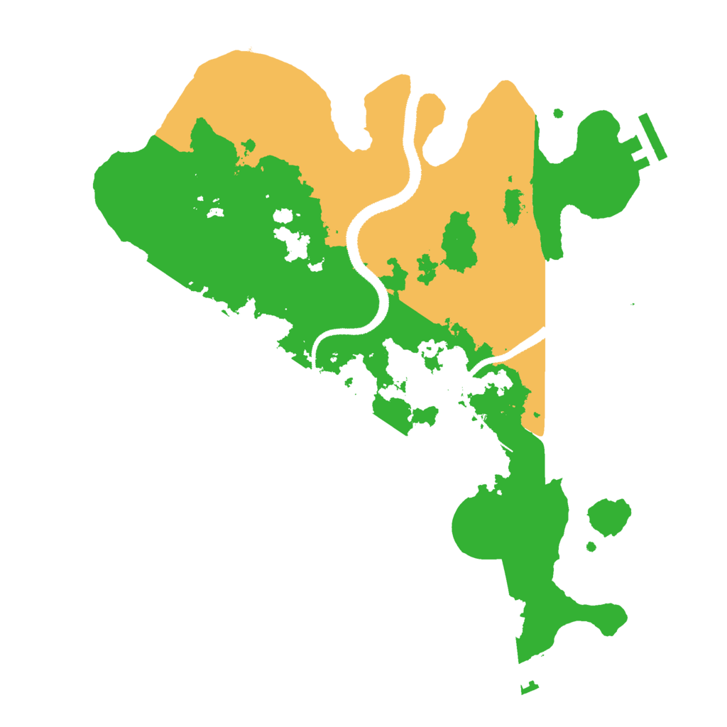 Biome Rust Map: Procedural Map, Size: 3000, Seed: 868857039