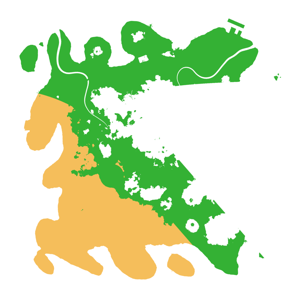 Biome Rust Map: Procedural Map, Size: 3500, Seed: 589040290