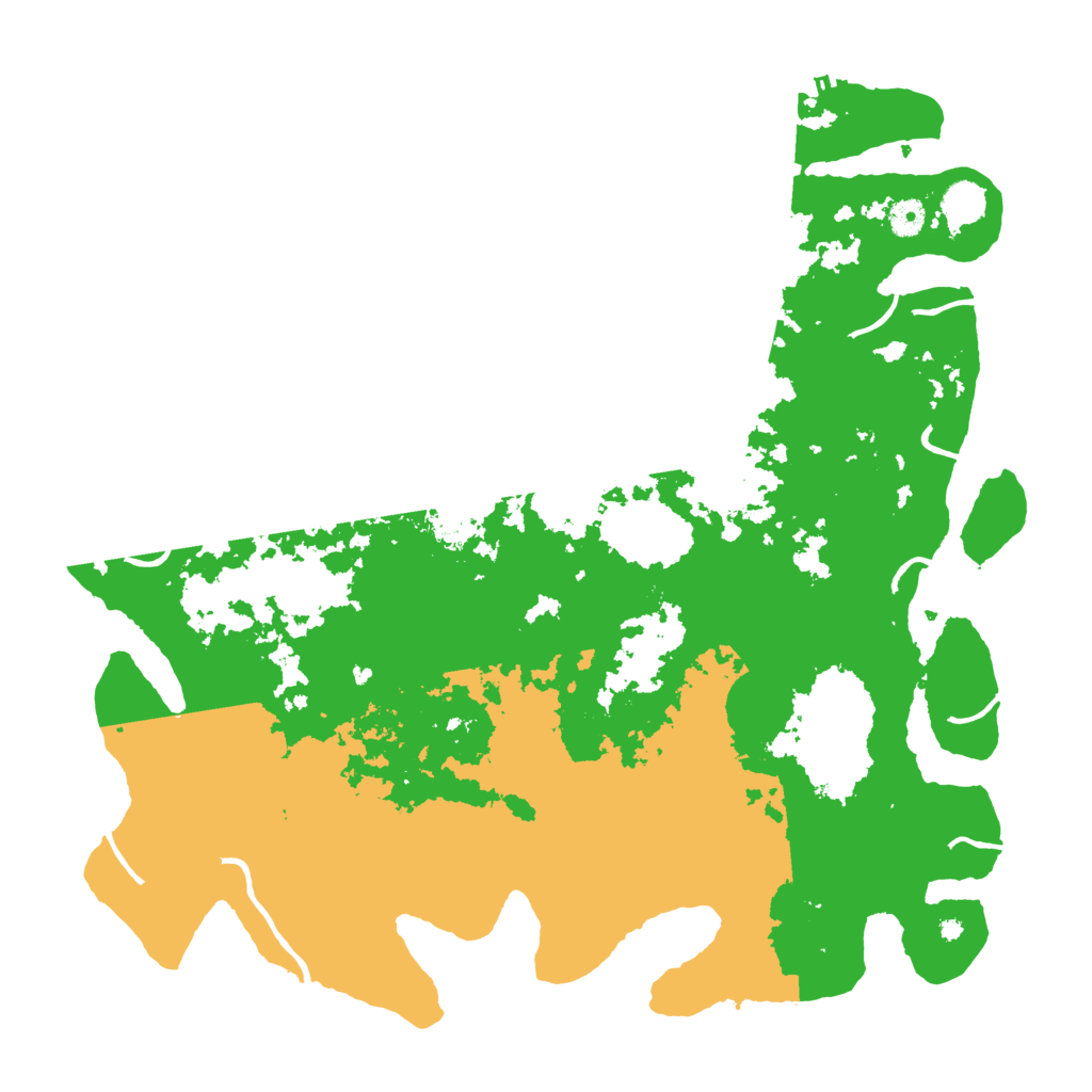 Biome Rust Map: Procedural Map, Size: 4500, Seed: 68374