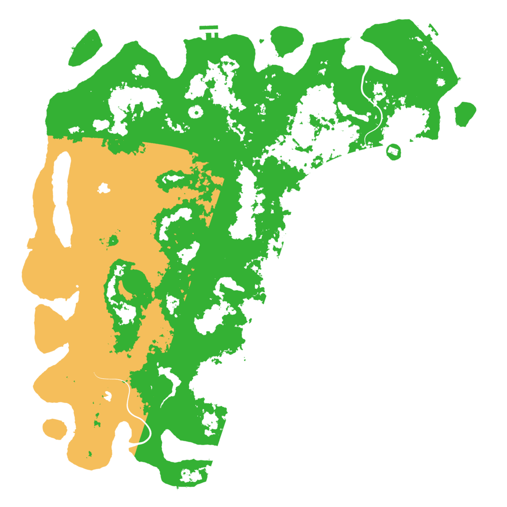 Biome Rust Map: Procedural Map, Size: 5500, Seed: 4051980