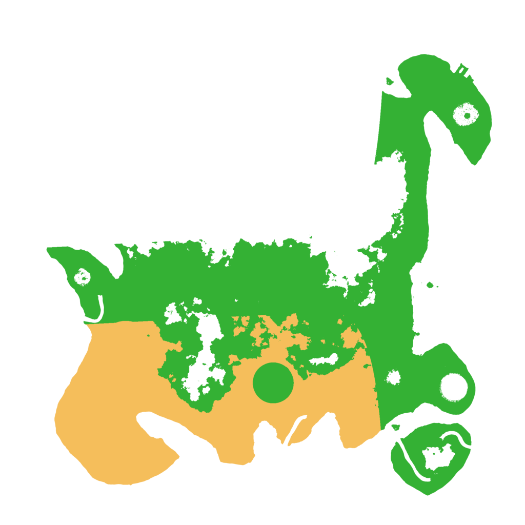 Biome Rust Map: Procedural Map, Size: 3400, Seed: 6604003