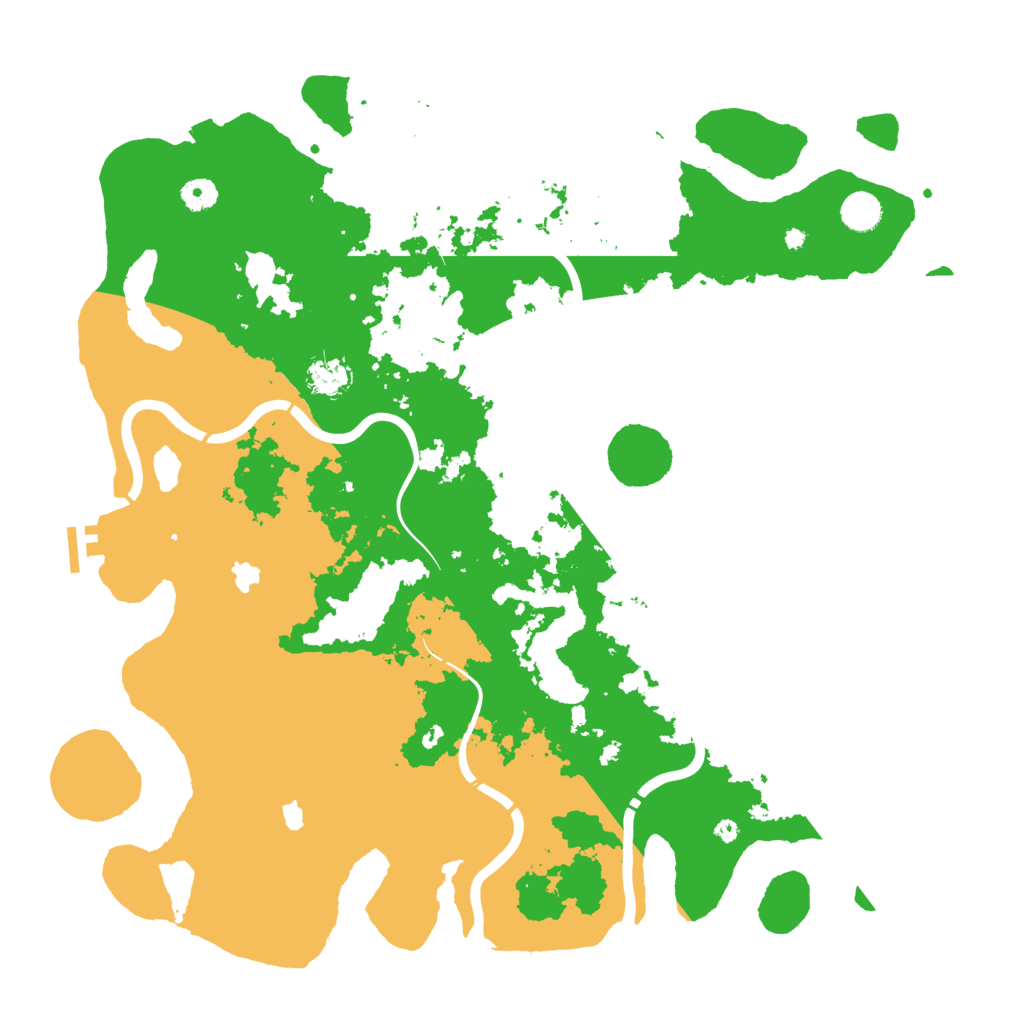 Biome Rust Map: Procedural Map, Size: 4500, Seed: 209533448