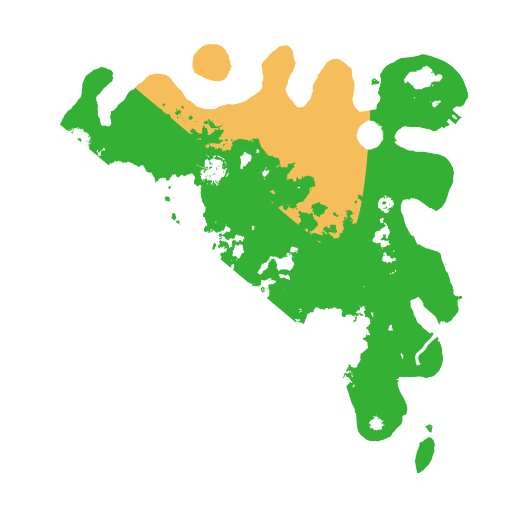 Biome Rust Map: Procedural Map, Size: 3400, Seed: 98789198