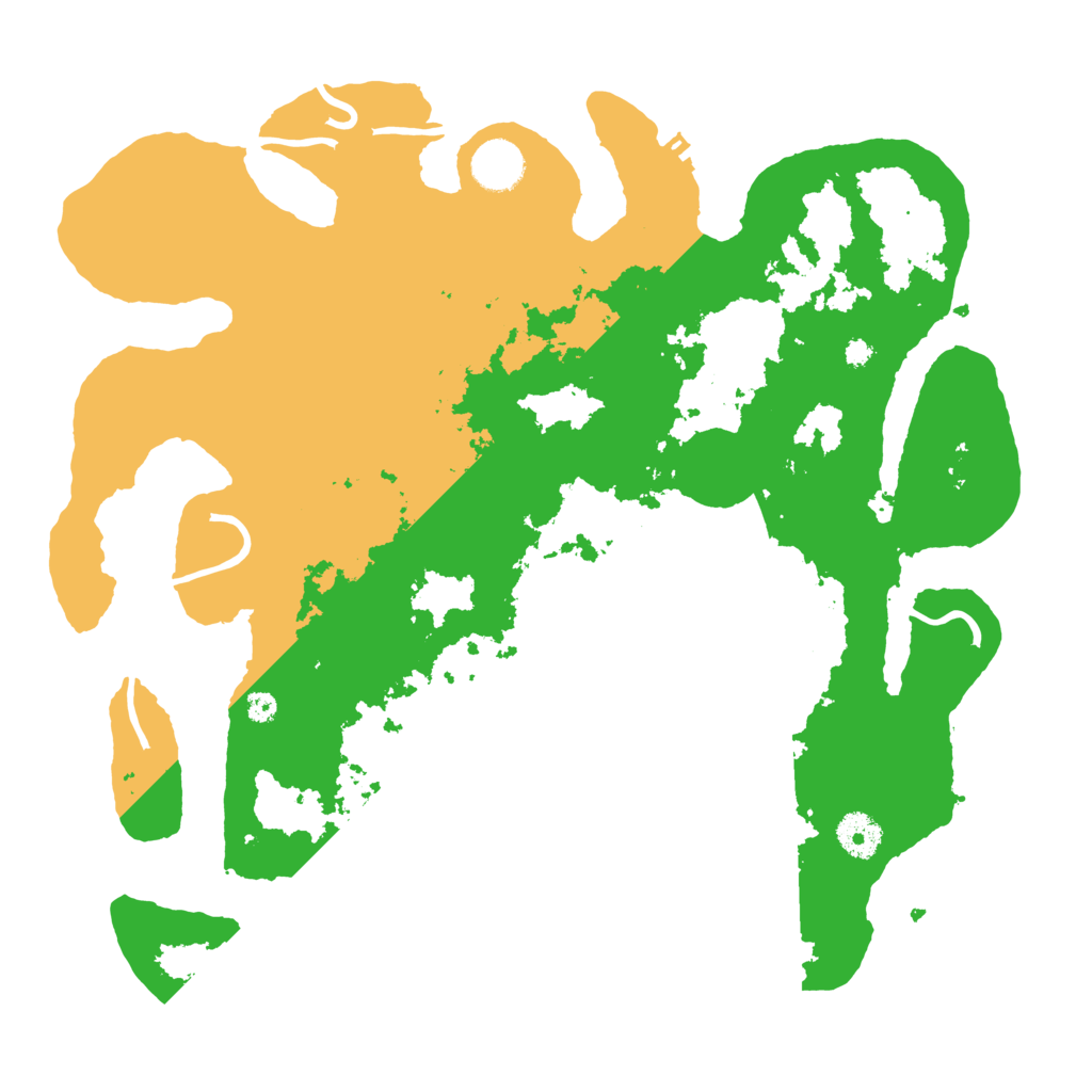 Biome Rust Map: Procedural Map, Size: 3700, Seed: 2132039376