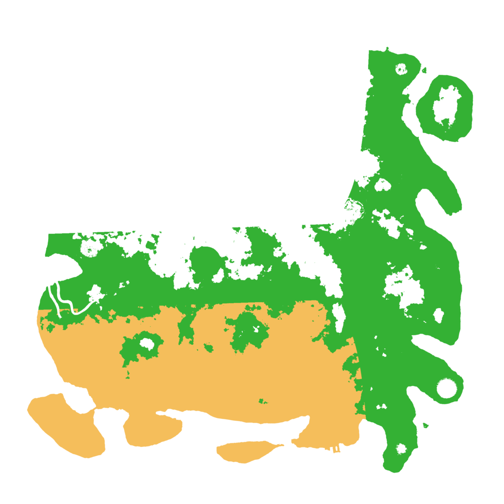 Biome Rust Map: Procedural Map, Size: 4500, Seed: 148069070