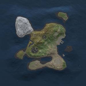 Thumbnail Rust Map: Procedural Map, Size: 1900, Seed: 1980, 8 Monuments