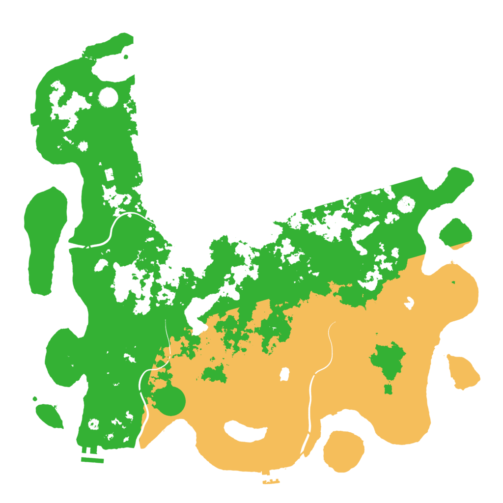 Biome Rust Map: Procedural Map, Size: 4500, Seed: 689877