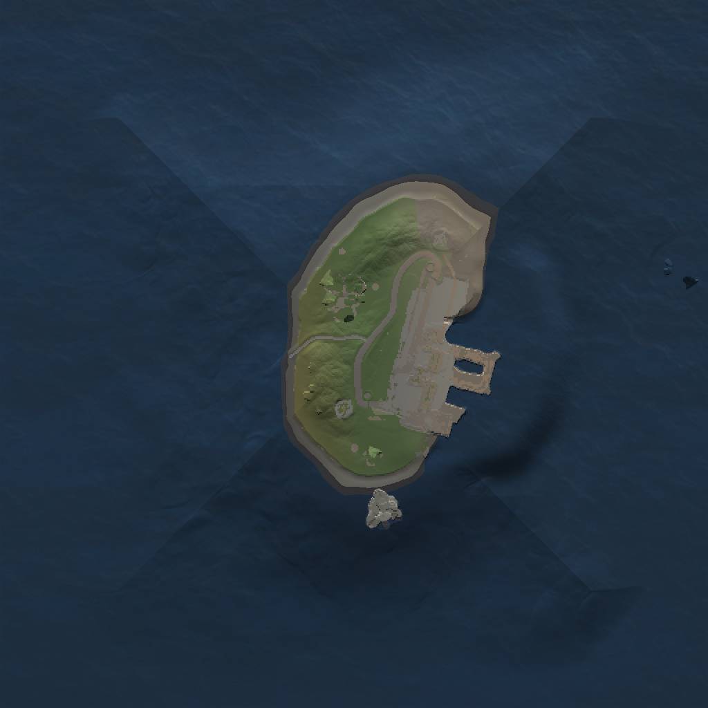 Rust Map: Procedural Map, Size: 1000, Seed: 10602, 4 Monuments