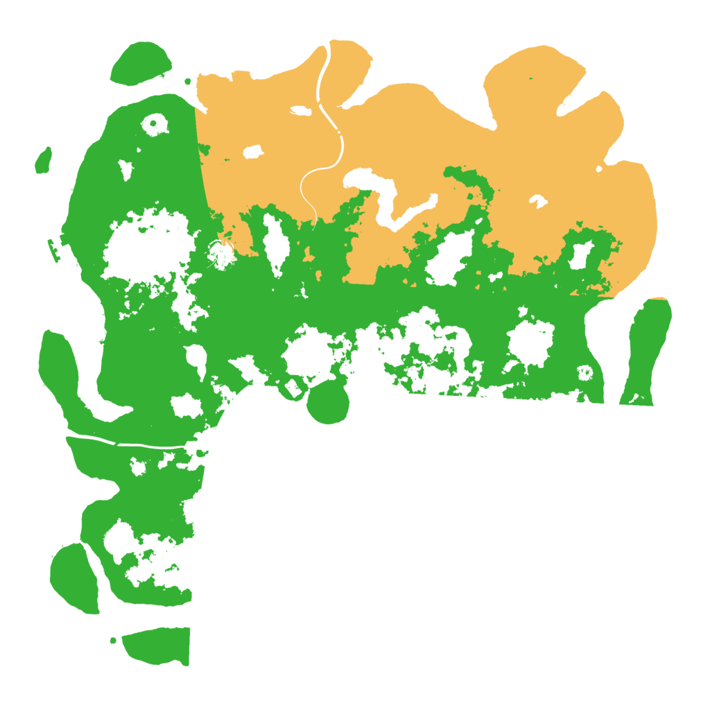 Biome Rust Map: Procedural Map, Size: 4500, Seed: 8302385