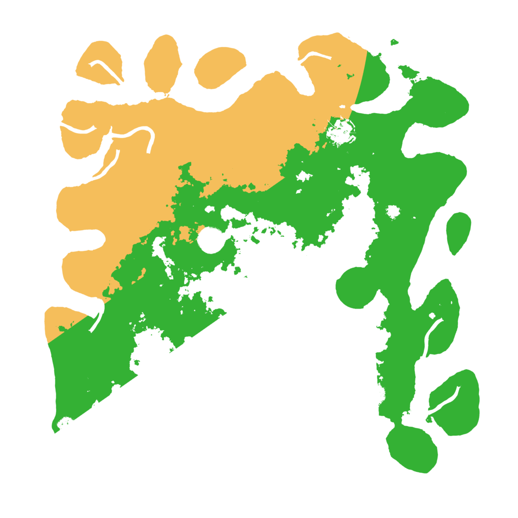 Biome Rust Map: Procedural Map, Size: 3500, Seed: 1228325879