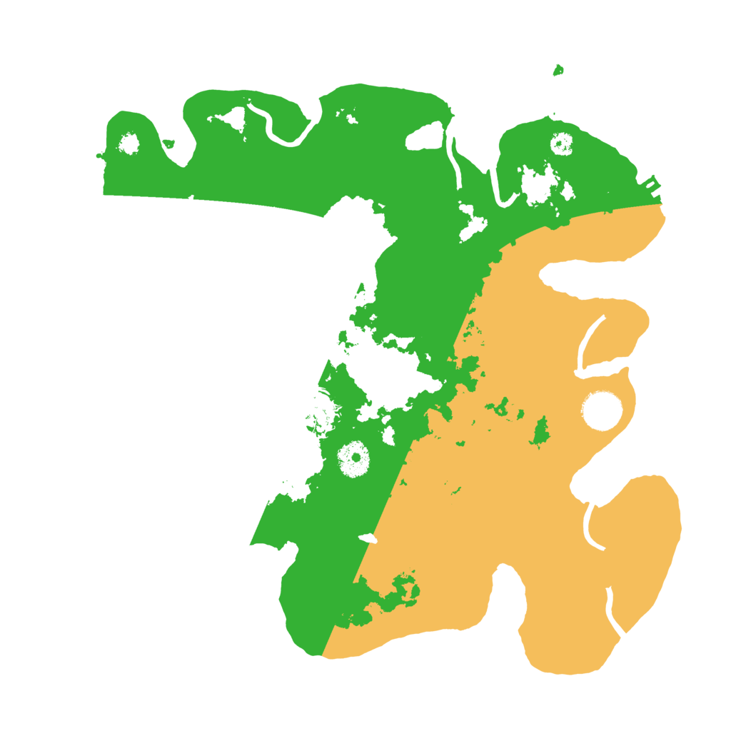 Biome Rust Map: Procedural Map, Size: 3250, Seed: 2023591