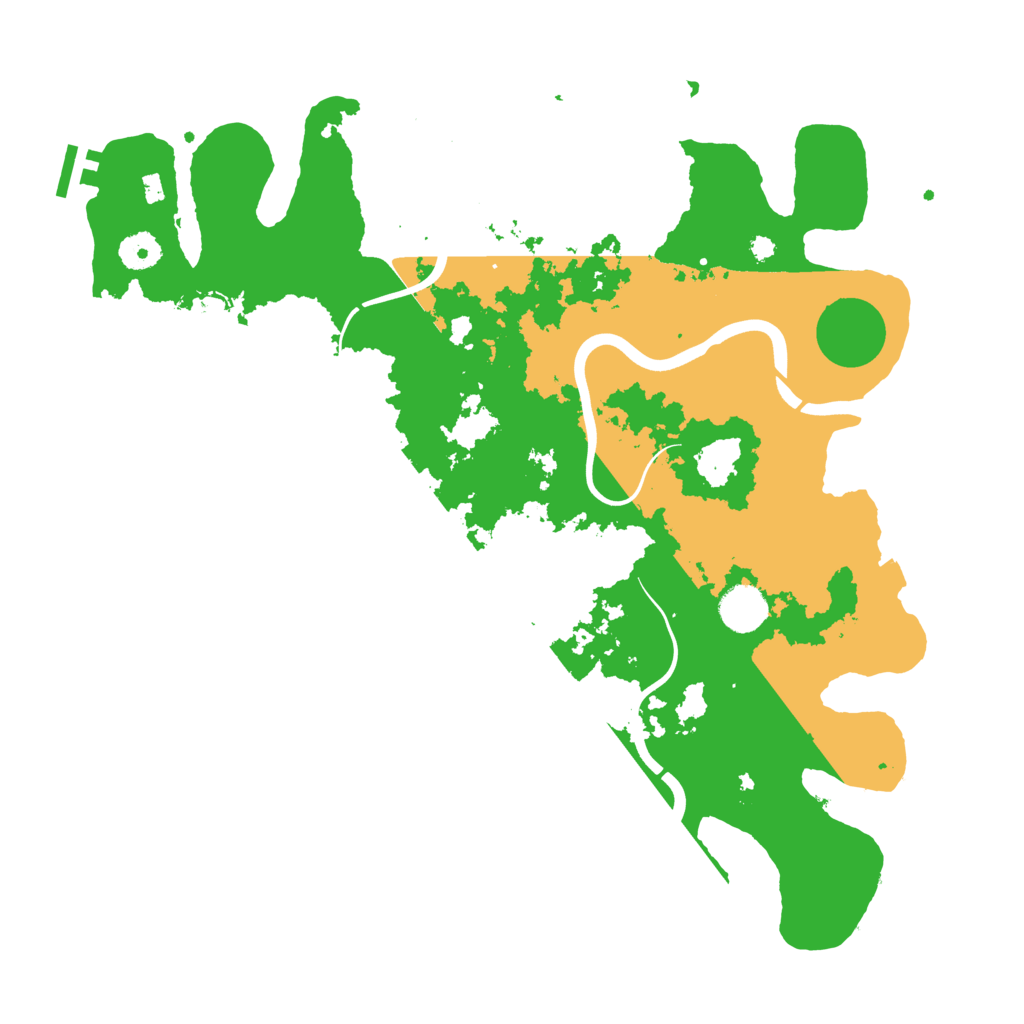 Biome Rust Map: Procedural Map, Size: 3900, Seed: 10653526