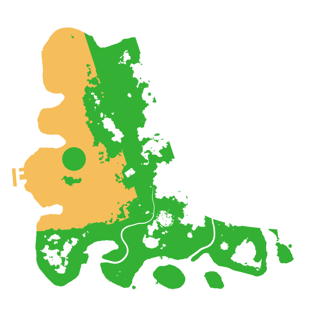 Biome Rust Map: Procedural Map, Size: 3550, Seed: 13334202