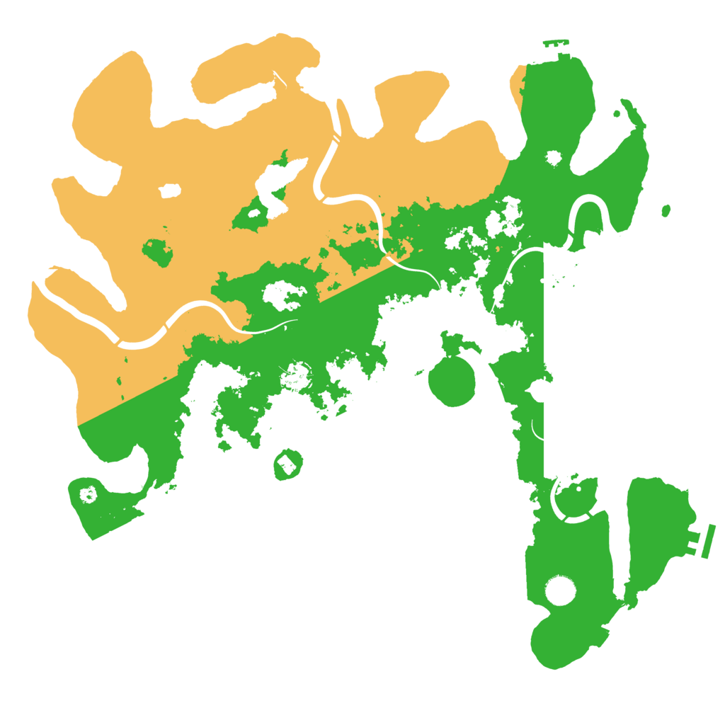 Biome Rust Map: Procedural Map, Size: 4250, Seed: 4883155