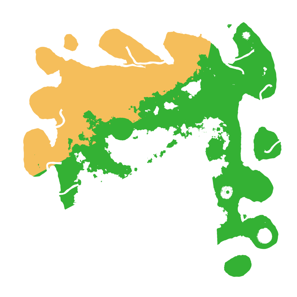 Biome Rust Map: Procedural Map, Size: 3550, Seed: 60599550