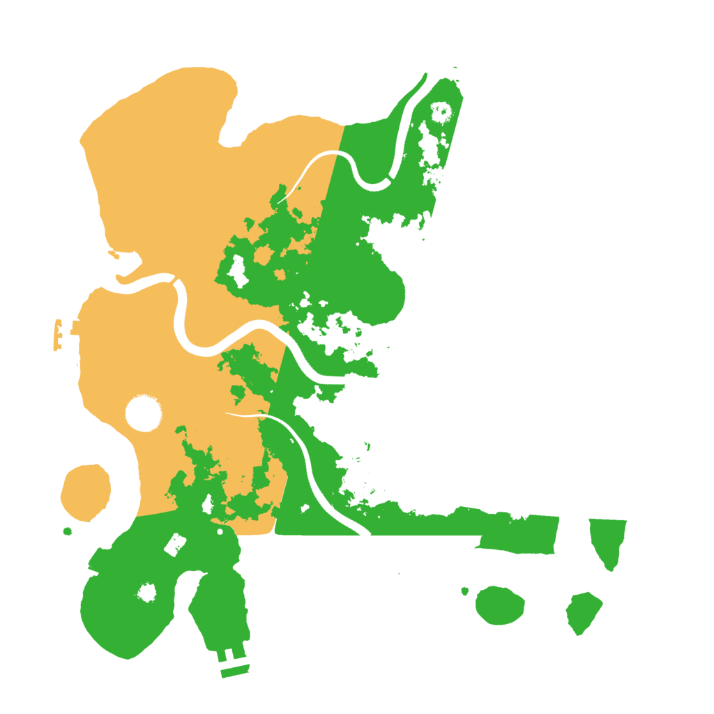 Biome Rust Map: Procedural Map, Size: 3450, Seed: 81225227