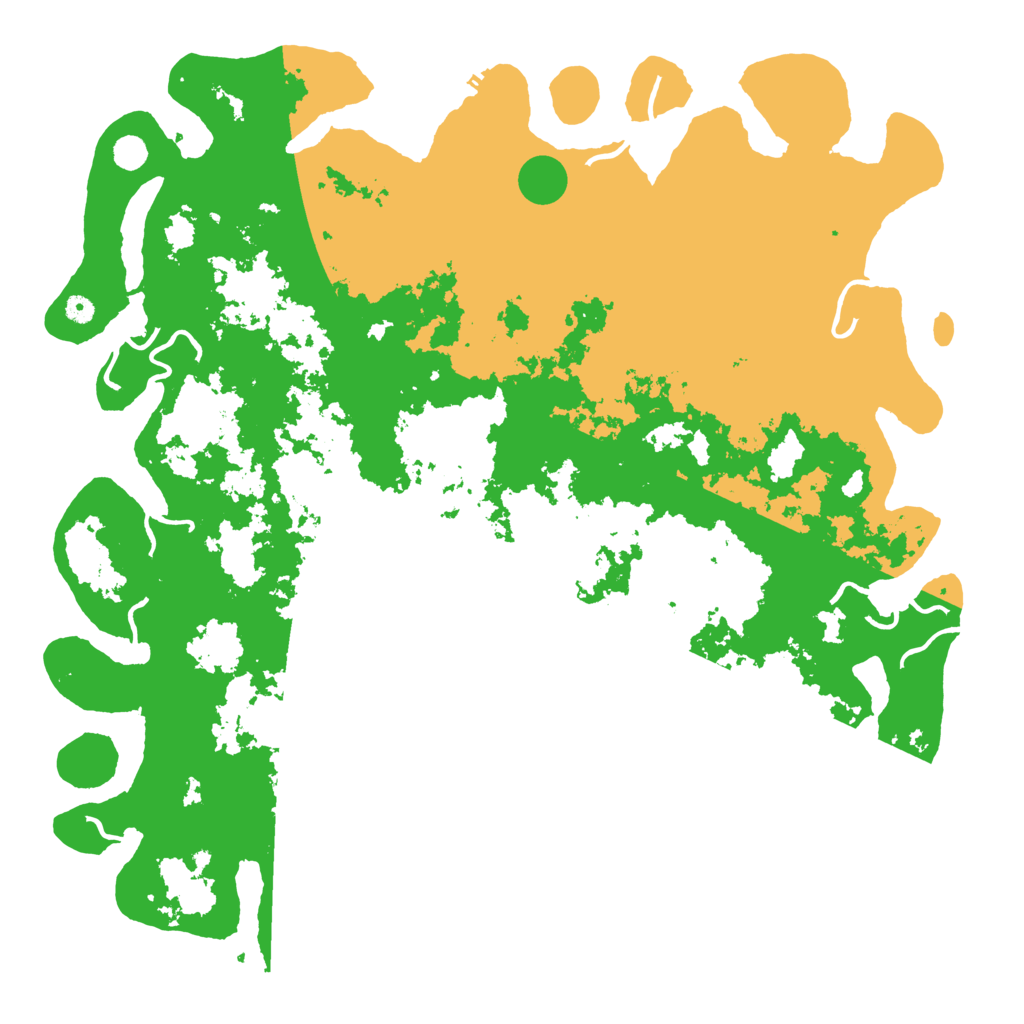 Biome Rust Map: Procedural Map, Size: 5500, Seed: 1845639