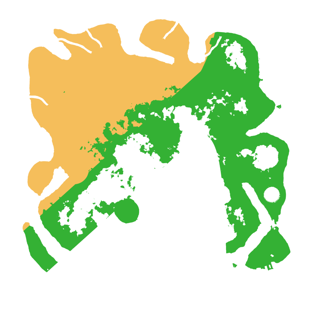 Biome Rust Map: Procedural Map, Size: 3500, Seed: 1480514201