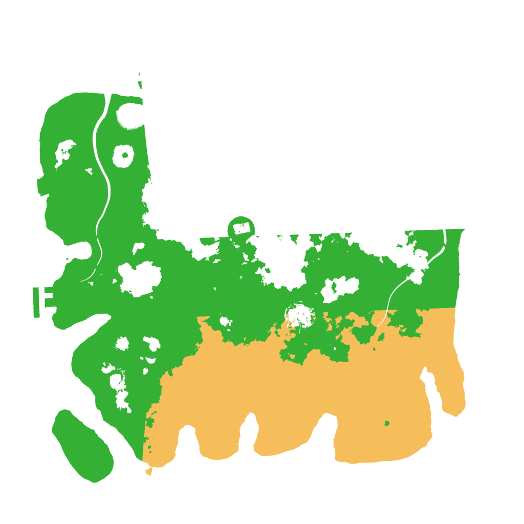 Biome Rust Map: Procedural Map, Size: 3500, Seed: 413042988