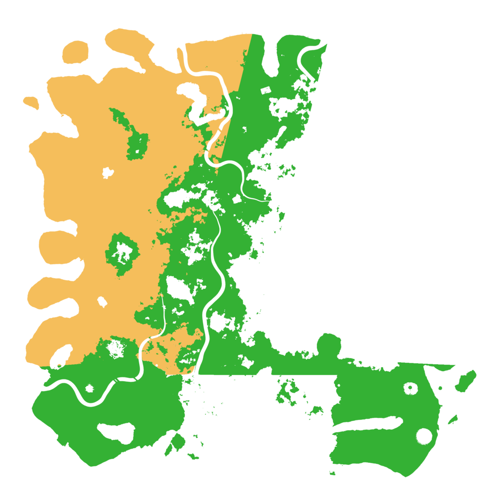 Biome Rust Map: Procedural Map, Size: 5500, Seed: 29