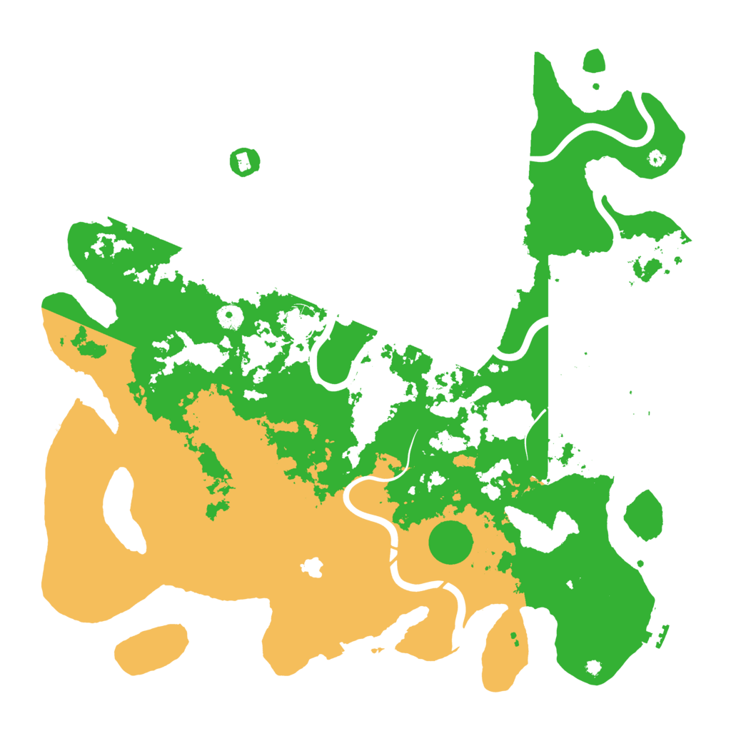 Biome Rust Map: Procedural Map, Size: 4400, Seed: 159221