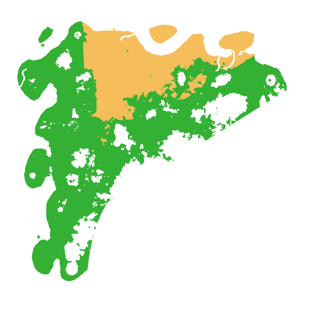 Biome Rust Map: Procedural Map, Size: 4500, Seed: 69695959
