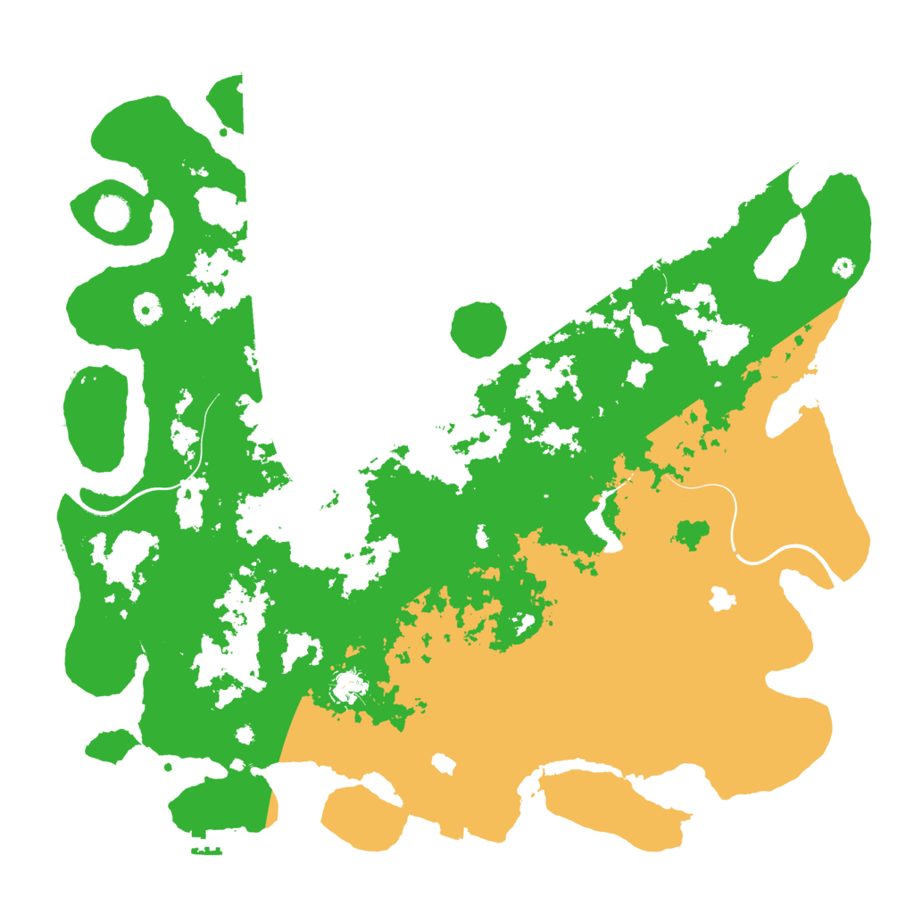 Biome Rust Map: Procedural Map, Size: 4500, Seed: 1277690761