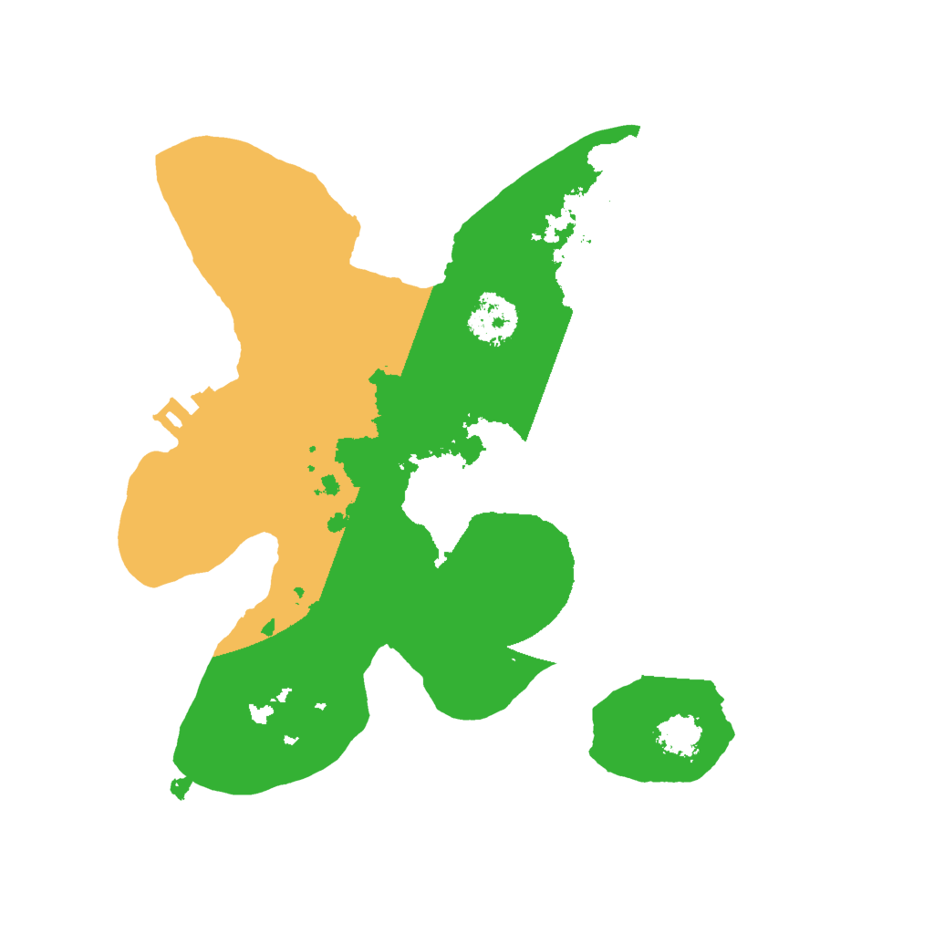 Biome Rust Map: Procedural Map, Size: 2000, Seed: 5213