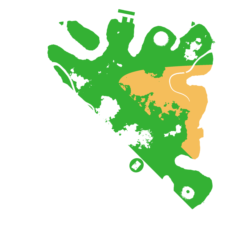 Biome Rust Map: Procedural Map, Size: 2900, Seed: 3513