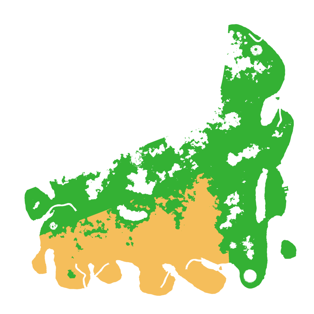 Biome Rust Map: Procedural Map, Size: 4300, Seed: 196822367