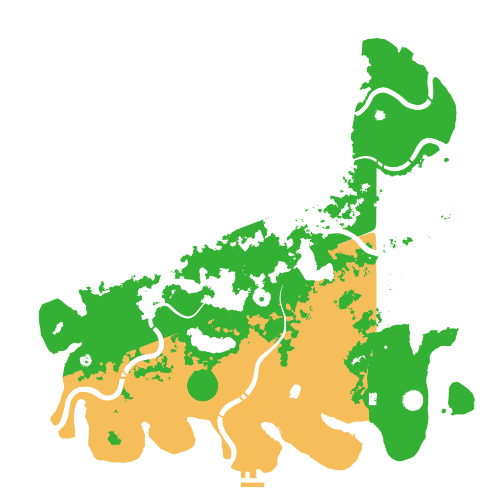 Biome Rust Map: Procedural Map, Size: 4300, Seed: 196822367