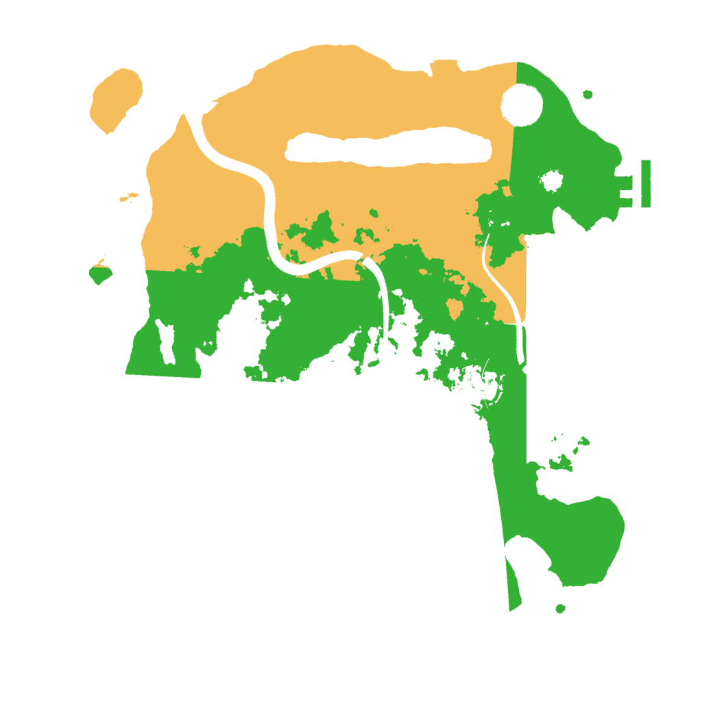 Biome Rust Map: Procedural Map, Size: 3000, Seed: 26330