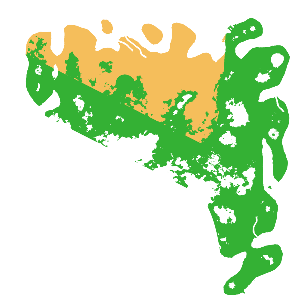 Biome Rust Map: Procedural Map, Size: 4500, Seed: 1542875110