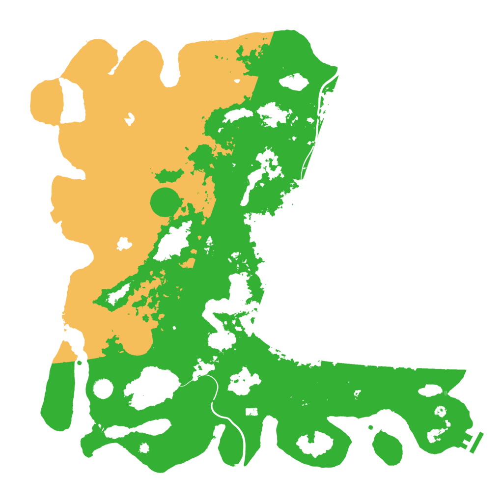 Biome Rust Map: Procedural Map, Size: 4500, Seed: 1328150481