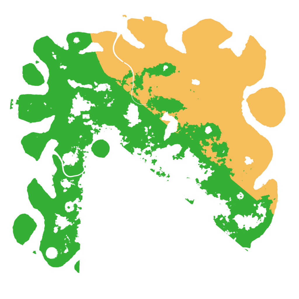 Biome Rust Map: Procedural Map, Size: 4500, Seed: 98460