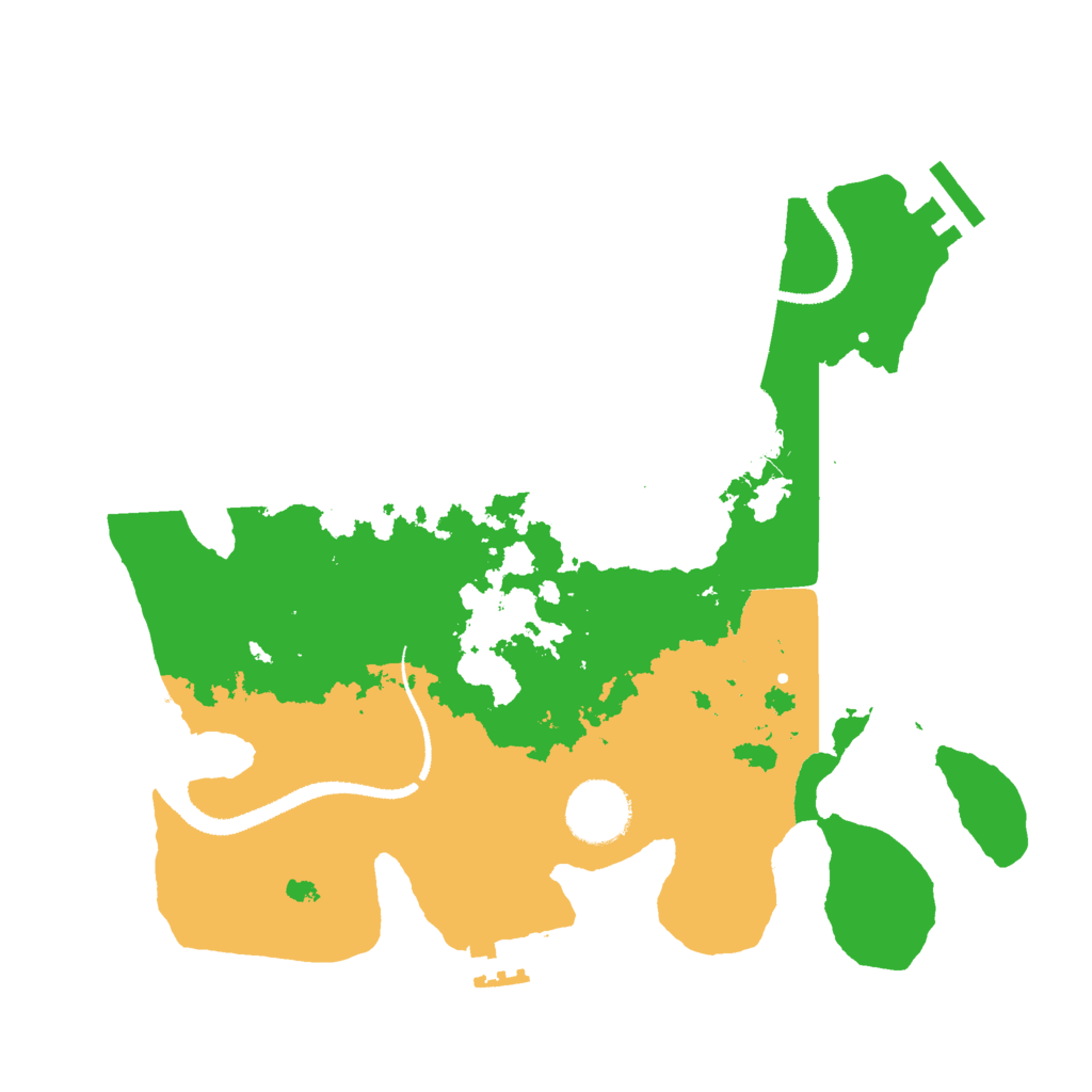 Biome Rust Map: Procedural Map, Size: 3000, Seed: 7834