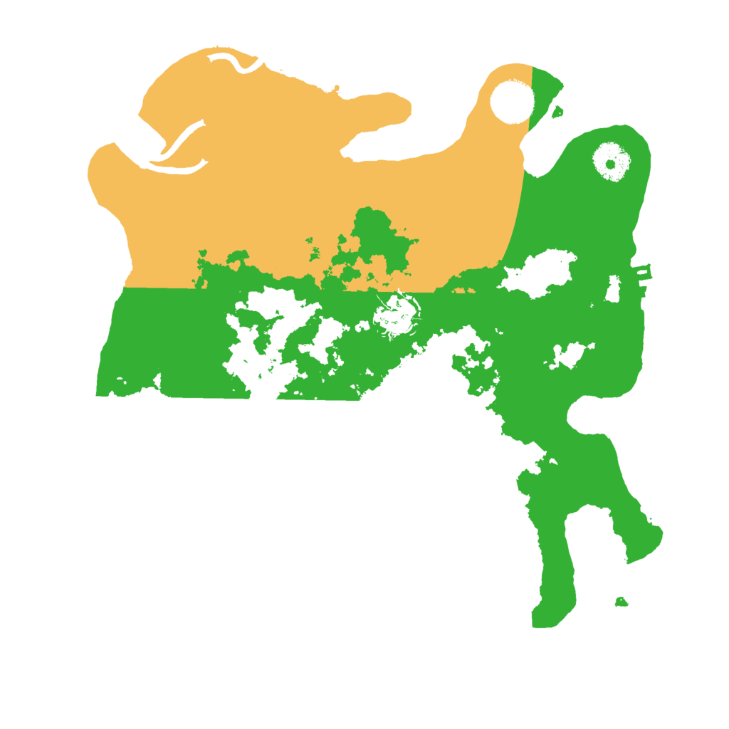 Biome Rust Map: Procedural Map, Size: 3000, Seed: 689563