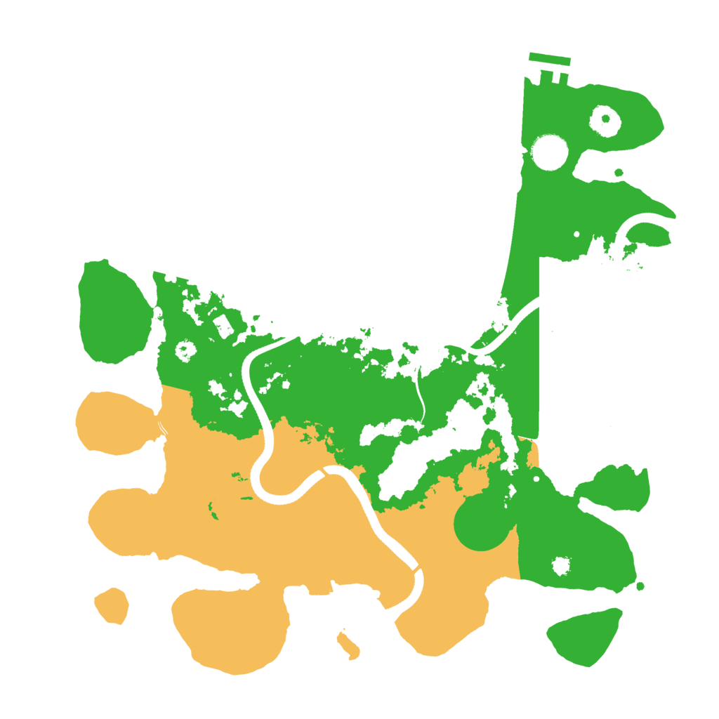 Biome Rust Map: Procedural Map, Size: 3500, Seed: 948448493