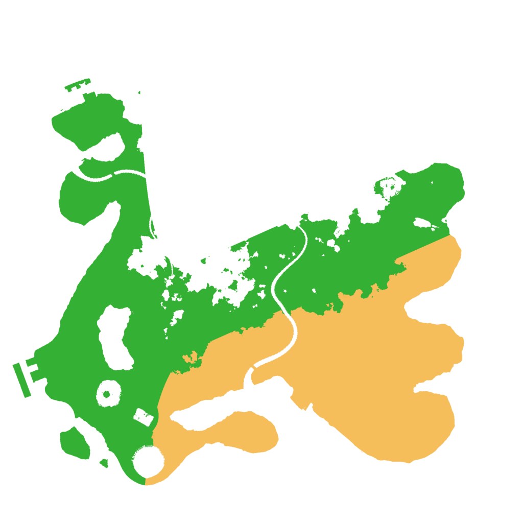 Biome Rust Map: Procedural Map, Size: 3000, Seed: 1486239959
