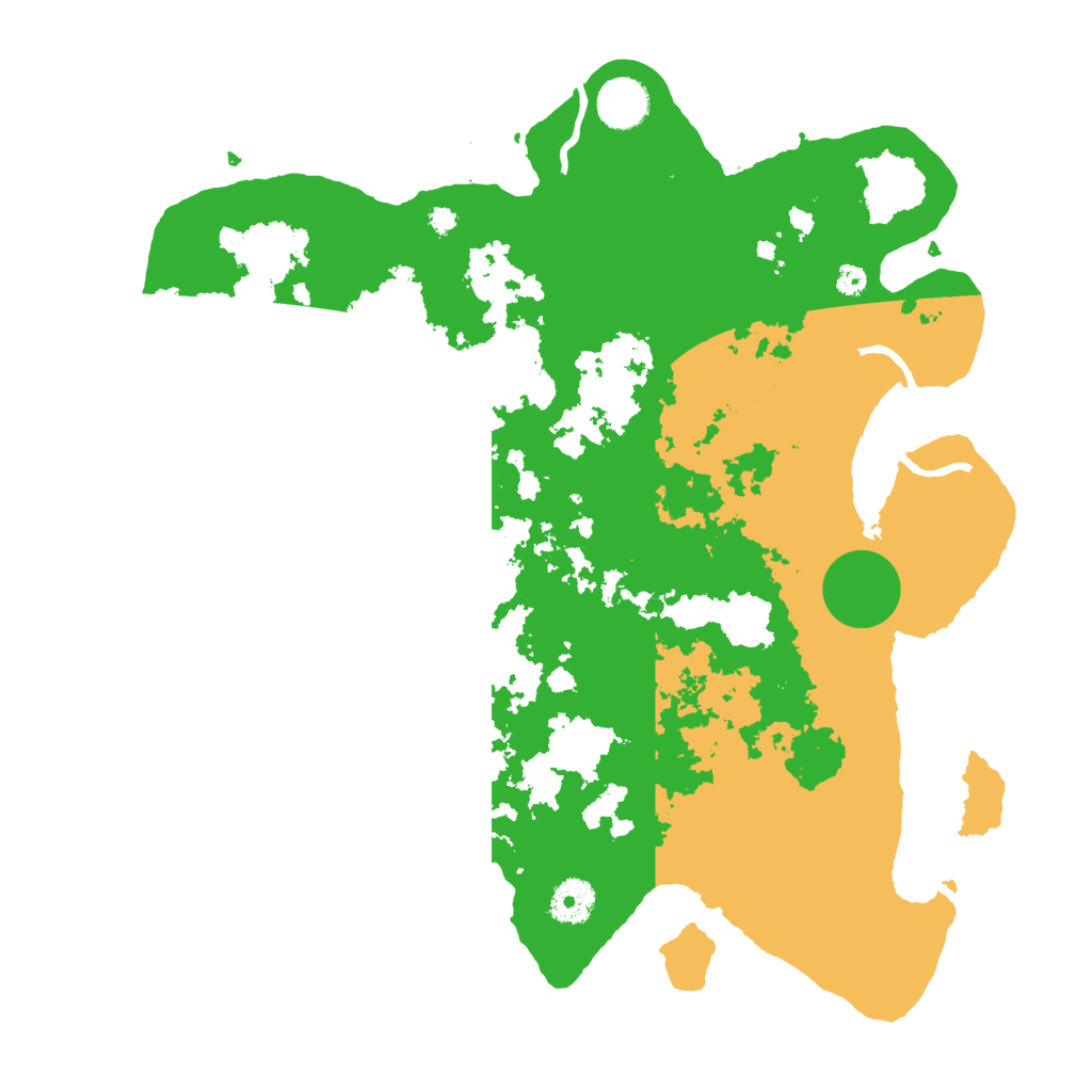 Biome Rust Map: Procedural Map, Size: 3700, Seed: 725729