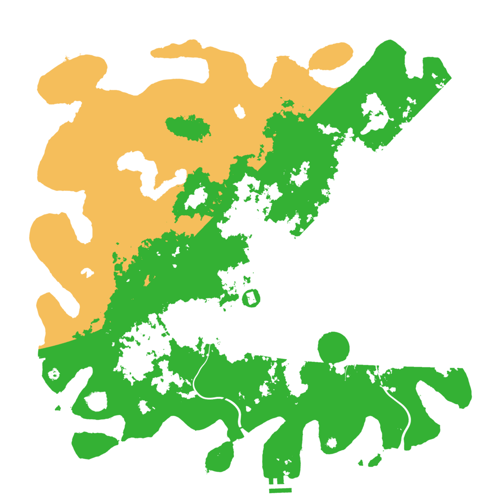 Biome Rust Map: Procedural Map, Size: 4500, Seed: 1108881143