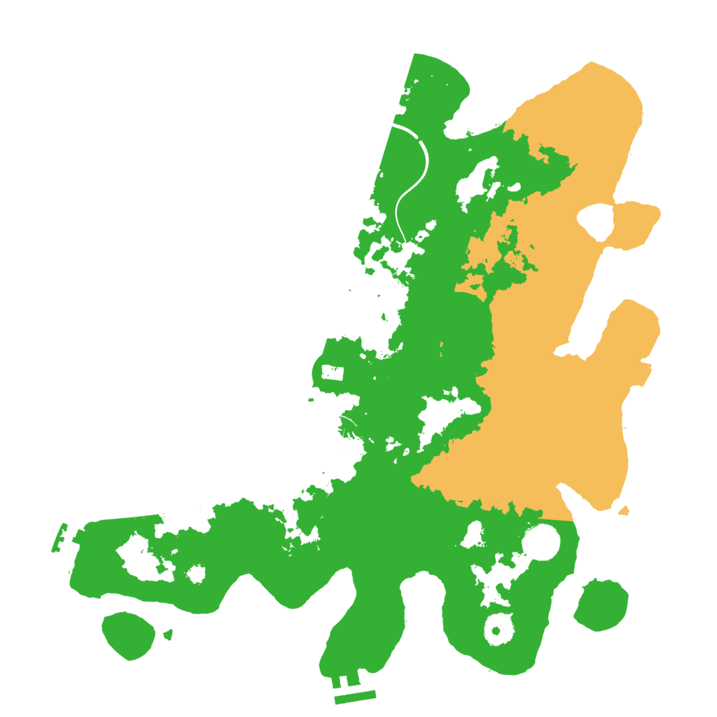 Biome Rust Map: Procedural Map, Size: 3500, Seed: 2127613930