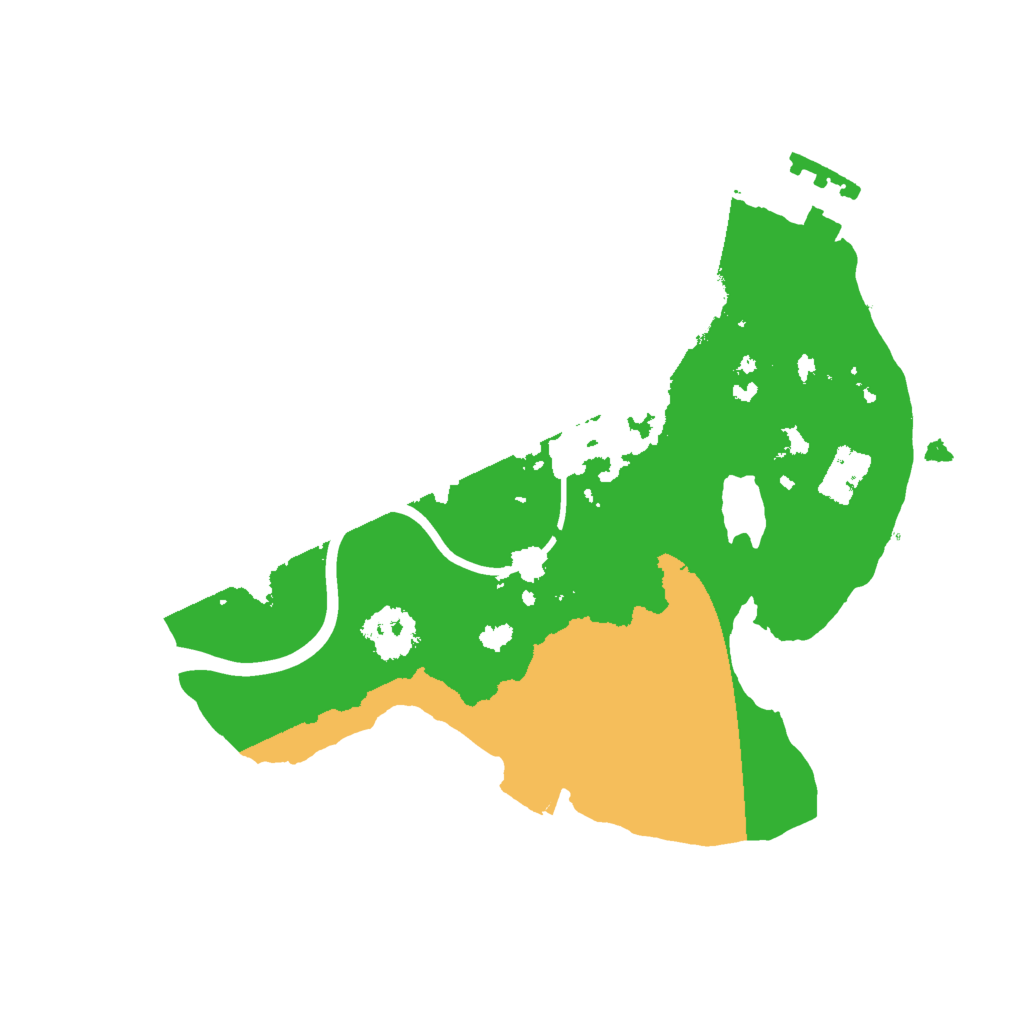 Biome Rust Map: Procedural Map, Size: 2000, Seed: 1729703672