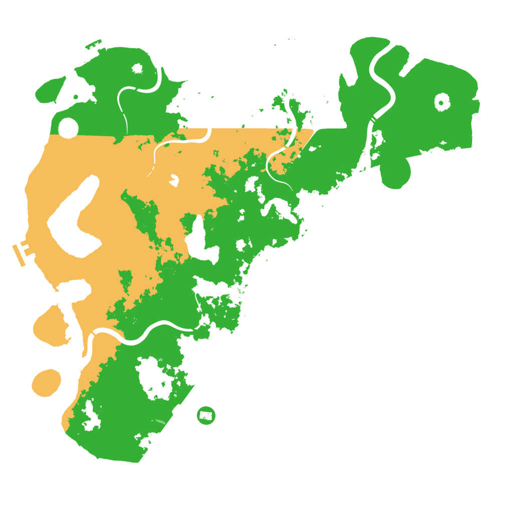 Biome Rust Map: Procedural Map, Size: 4500, Seed: 1125880662