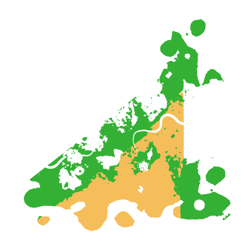 Biome Rust Map: Procedural Map, Size: 4000, Seed: 7710