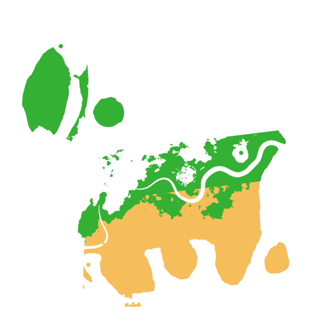 Biome Rust Map: Procedural Map, Size: 3000, Seed: 2003519935