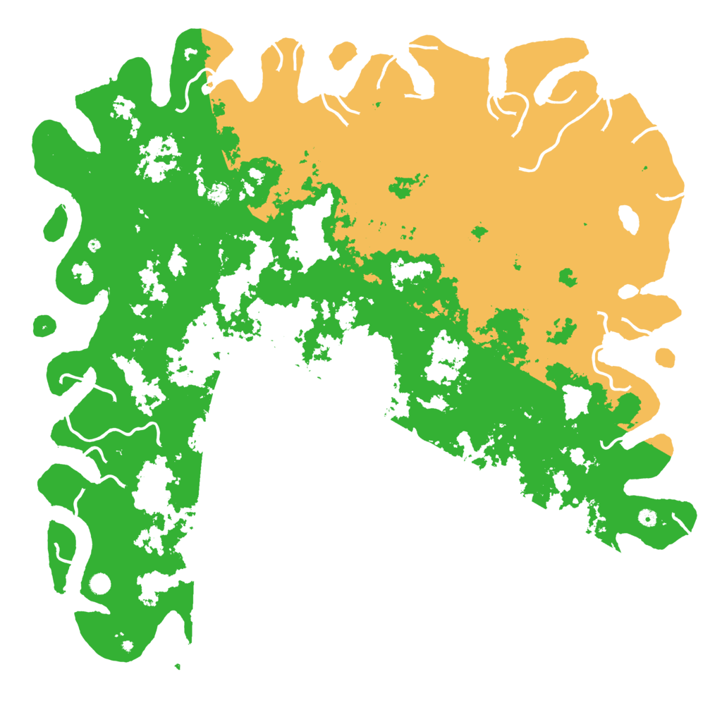 Biome Rust Map: Procedural Map, Size: 6000, Seed: 54560709