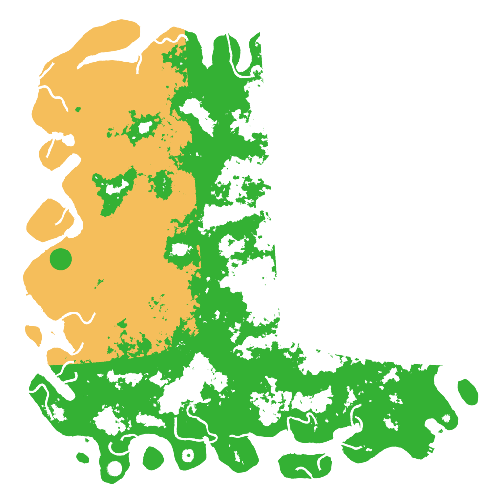 Biome Rust Map: Procedural Map, Size: 6000, Seed: 1746999820