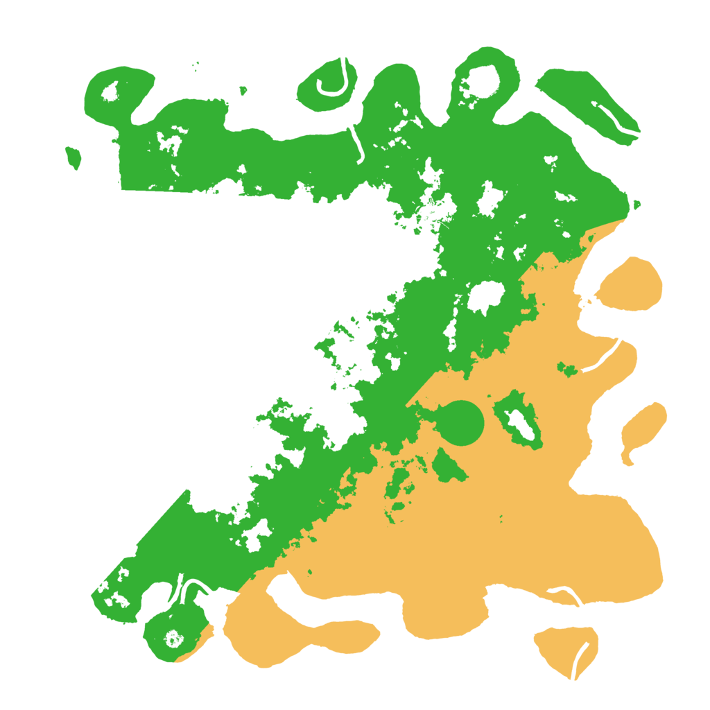 Biome Rust Map: Procedural Map, Size: 4100, Seed: 1234567