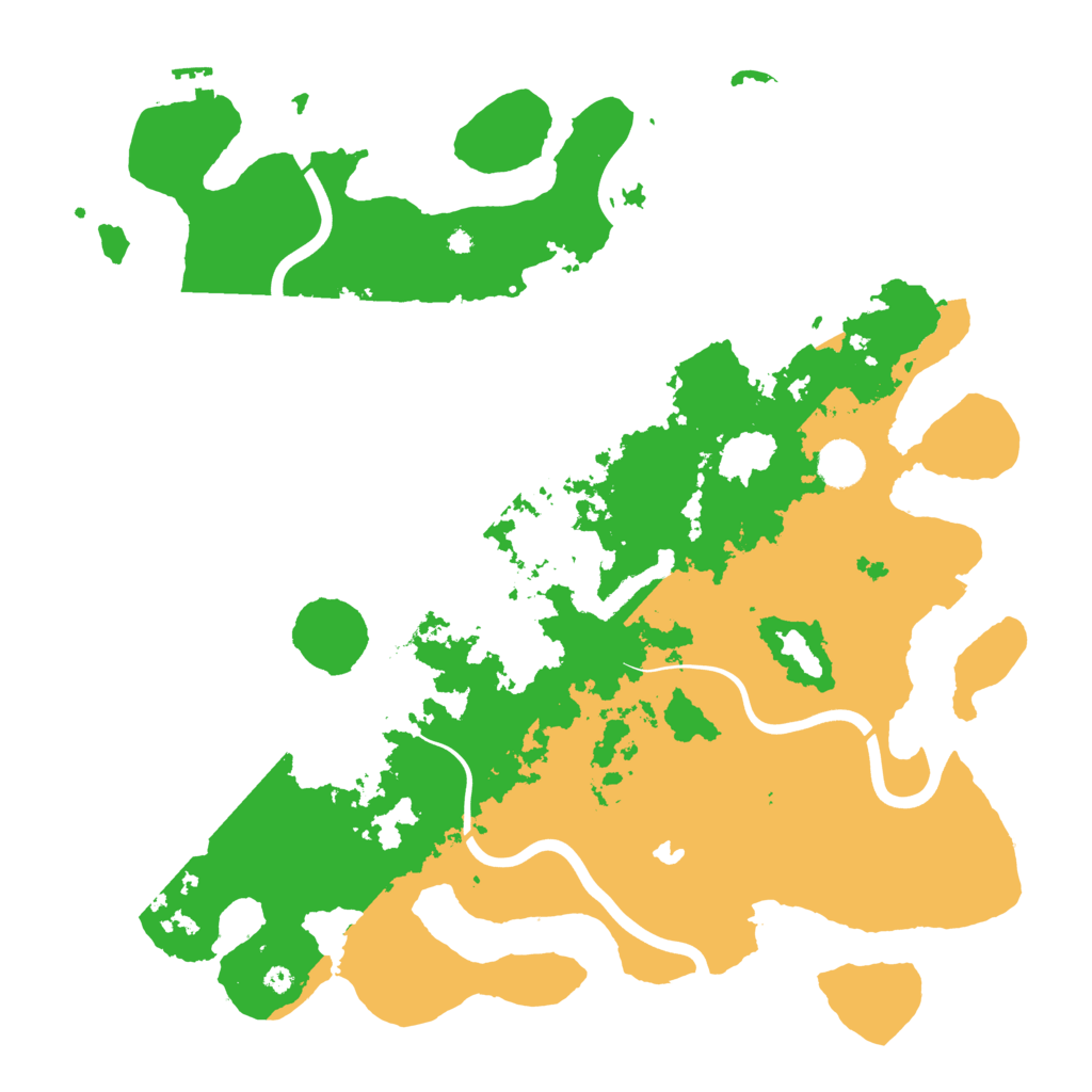 Biome Rust Map: Procedural Map, Size: 4100, Seed: 1234567
